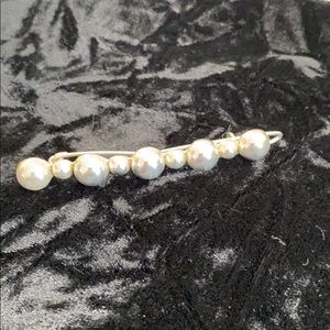 Silver 925 hair barrette